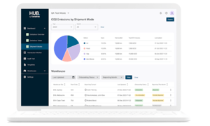 Hub Scope 3 dashboard laptop